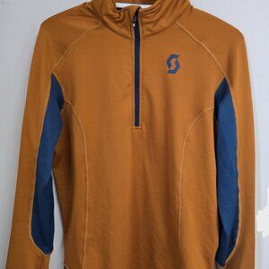 SCOTT  Defined Light Pullover Ginger Bread/Majolica Blue  Layering Biking/Skiing
